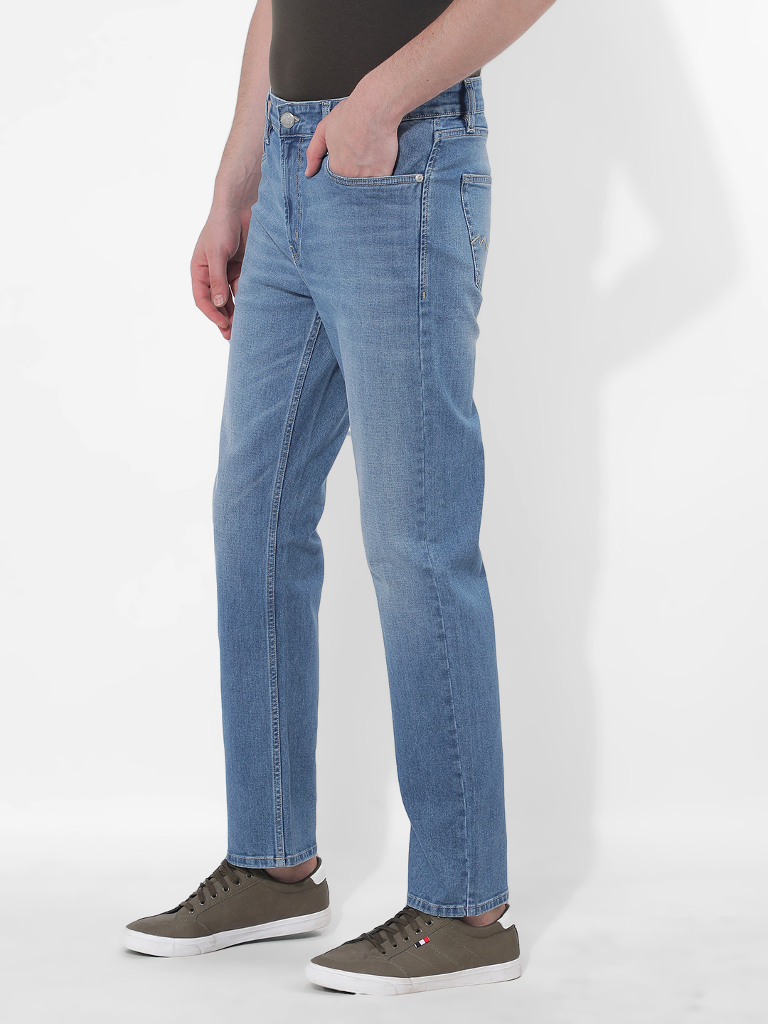 Numero Uno Men Faded Blue Jeans